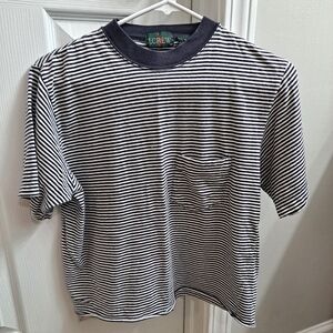 Striped Cropped Shirt